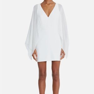 Halston mini crepe dress. Worn once!